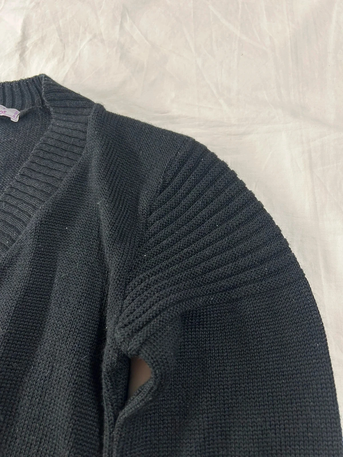 Cardigan vintage estilo Sharon’s rétro Y2k 50% lâna tamanho único – photo 6